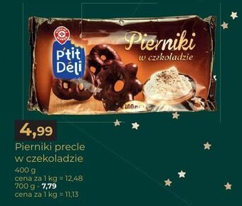 E.Leclerc Pierniki w czekoladzie deserowej wiodąca marka p'tit deli oferta