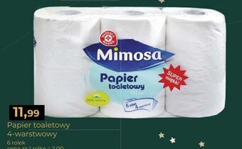 E.Leclerc Papier toaletowy 4-warstwowy wiodąca marka mimosa oferta