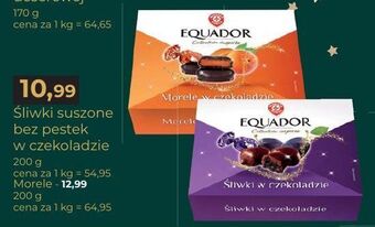 E.Leclerc Śliwki w czekoladzie wiodąca marka equador oferta