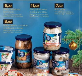 E.Leclerc Płaty śledziowe smażone w zalewie wiodąca marka ronde des mers oferta