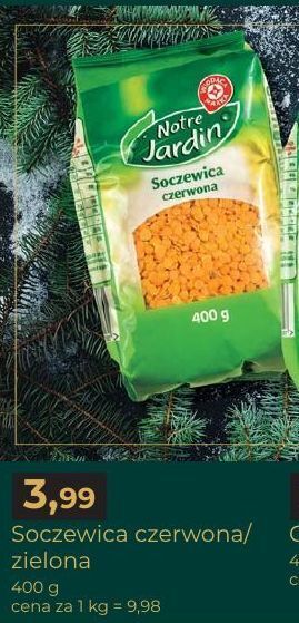 E.Leclerc Soczewica czerwona wiodąca marka notre jardin oferta