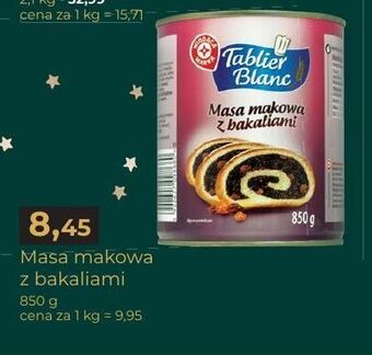 E.Leclerc Masa makowa z bakaliami wiodąca marka tablier blanc oferta