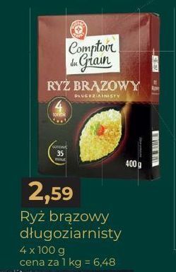 E.Leclerc Ryż brązowy wiodąca marka comptoir de grain oferta