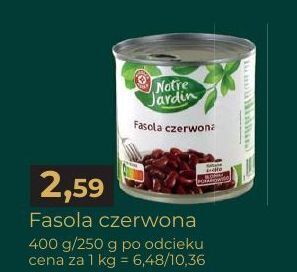 E.Leclerc Fasola czerwona wiodąca marka notre jardin oferta
