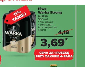 Netto Piwo warka strong oferta