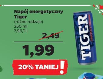 Netto Napój energetyczny tiger oferta