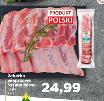 Netto Żeberka wieprzowe sztuka mięsa oferta