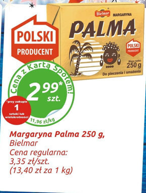 Społem Bielmar palma margaryna 250 g oferta