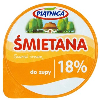 Społem Piątnica śmietana do zupy 18% 200 g oferta