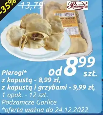 Społem Podzamcze Gorlice Pierogi z kapustą 12szt. oferta