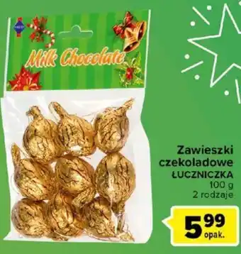 Carrefour Łuczniczka Zawieszki czekoladowe 100g 2 rodzaje oferta