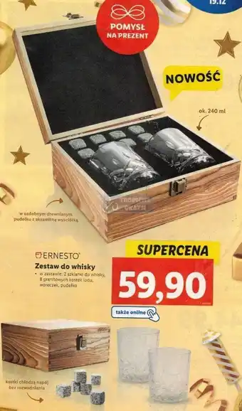 Lidl Ernesto Zestaw do Whisky oferta