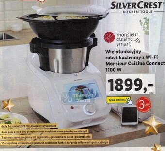 Lidl SilverCrest Wielofunkcyjny robot kuchenny Wi-Fi Monsieur Cuisine Connect 1100W oferta