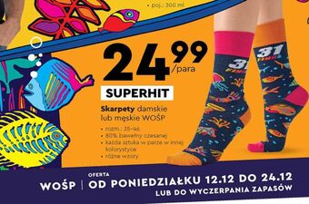 Biedronka Skarpetki męskie 35-46 wośp oferta