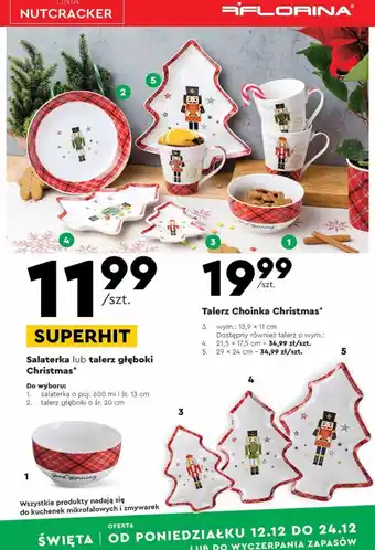 Biedronka Talerz choinka christmas nutcracker 13.9 x 11 cm florina (florentyna) oferta