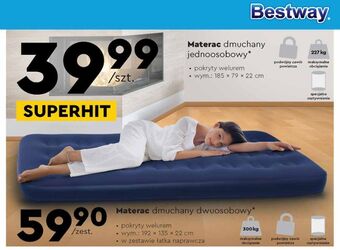 Biedronka Materac 185 x 79 22 cm bestway oferta