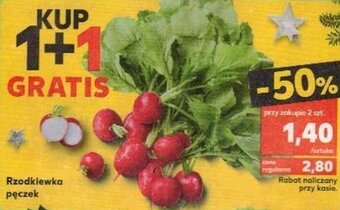 Kaufland Rzodkiewka pęczek oferta