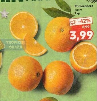 Kaufland Pomarańcze luzem 1kg oferta