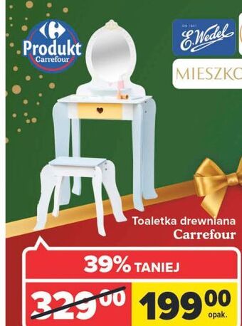Carrefour Toaletka drewniana carrefour oferta