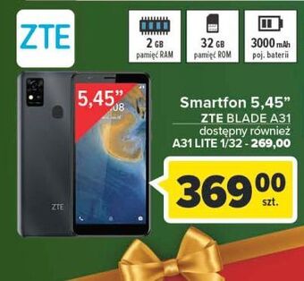 Carrefour Smartfon blade a31 lite 1/32 zte oferta