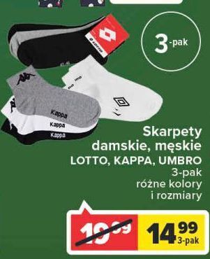 Carrefour Skarpety damskie umbro oferta