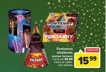 Carrefour Fontanna stożkowa piromax oferta