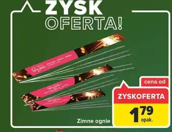 Carrefour Zimne ognie 25 cm party time oferta