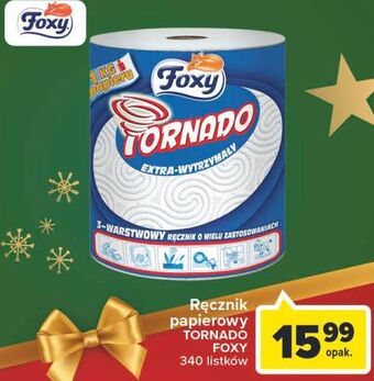 Carrefour Ręcznik kuchenny foxy tornado oferta