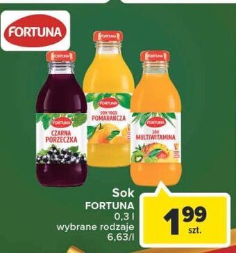 Carrefour Sok 100% pomarańczowy fortuna oferta