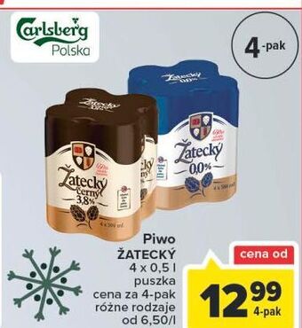 Carrefour Piwo zatecky cerny oferta