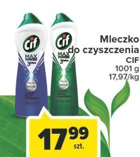 Carrefour Mleczko do czyszczenia spring fresh cif max power 3 action oferta