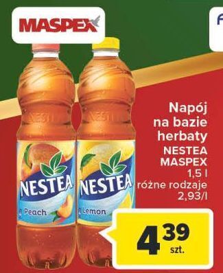 Carrefour Herbata mrożona peach nestea oferta