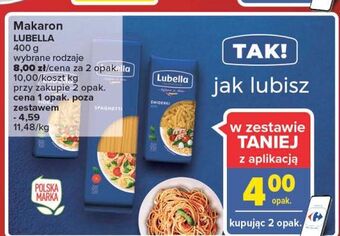Carrefour Makaron spaghetti lubella oferta