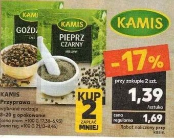 Kaufland Kamis Przyprawa wybrane rodzaje 8-20g opak. oferta