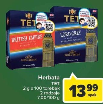 Carrefour Herbata tet lord grey oferta