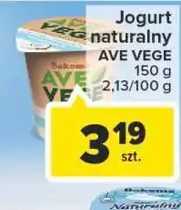 Carrefour Deser na kremie kokosowym migdał bakoma ave vege oferta