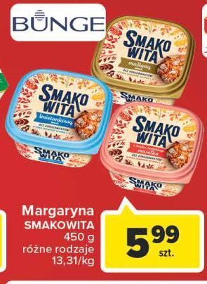 Carrefour Margaryna smakowita maślany smak oferta