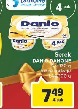 Carrefour Serek wanilia danone danio oferta