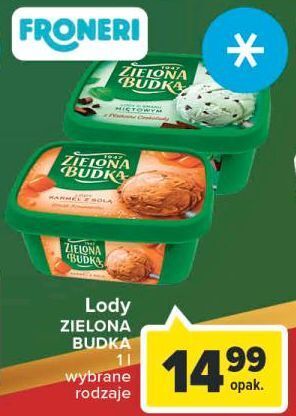 Carrefour Lody miętowe zielona budka oferta