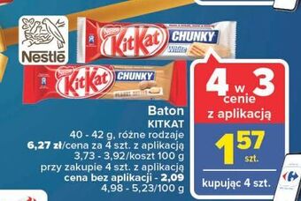 Carrefour Baton kitkat chunky peanut butter oferta