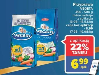 Carrefour Przyprawa bez glutaminianu sodu vegeta oferta