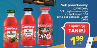 Carrefour Sok pomidorowy dawtona oferta