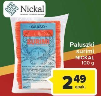 Carrefour Paluszki surimi garso oferta