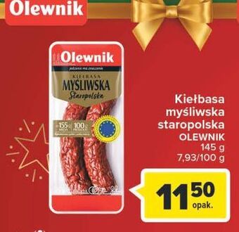 Carrefour Kiełbasa myśliwska staropolska olewnik oferta