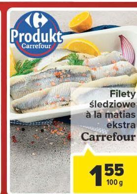 Carrefour Filety śledziowe a'la matjas carrefour oferta