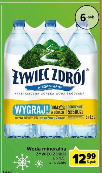 Carrefour Express Woda niegazowana żywiec zdrój oferta