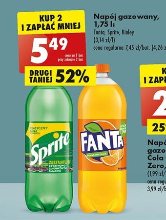 Biedronka Napój sprite oferta