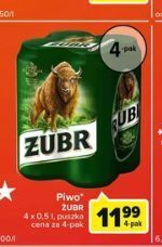 Globi Piwo żubr 1768 oferta