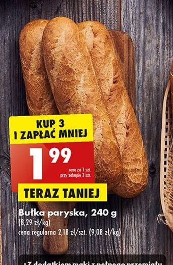 Biedronka Bułka paryska oferta