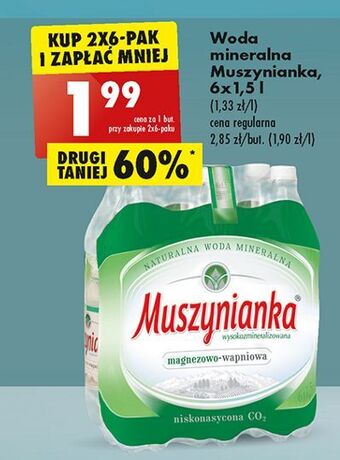 Biedronka Woda gazowana muszynianka oferta
